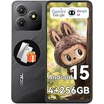 Android スマホ ブラック 12GB+128GB+2TB拡張 大容量 Amazon.co.jp: OSCAL Flat2 Android15スマホ 12（4+8）GB+256GB+2TB